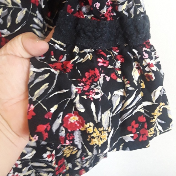 FADED GLORY Rayon Multicolor Top Blouse Size XL - Picture 4 of 8